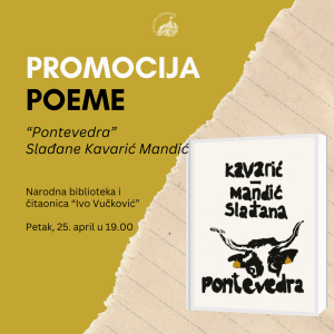 Promocija poeme “Pontevedra” Slađane Kavarić Mandić
