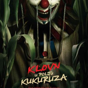 Klovn u polju kukuruza